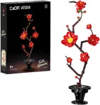 Konstruktoriaus kaladėlės CaDA Gėlės gėlių rinkinys Silk Blossom 40 cm C59034W 305 elementai