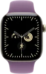 I&scaron;manusis laikrodis Apple Watch Series 12 GPS + Cellular 42mm Radiant Gold Titanium Case with Burgundy Sport Band - M/L