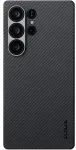 Dėklas PITAKA Cairn Case MagSafe do Samsung Galaxy S25 Ultra juoda-pilka