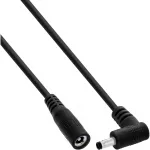 Schneider Electric InLine&reg; DC prailginimo kabelis, kampuotas ki&scaron;tukas, 4,0 x 1,7 mm, juodas, 3 m