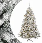 Dirbtinė Kalėdų eglutė su burbulais 120 cm 150 LED &Scaron;ilta balta