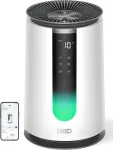 DREO oro valytuvas 338S su HEPA filtru, Wi-Fi valdymu ir PM2.5 jutikliu DR-HAP008S Baltas