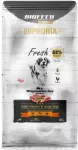 Biofeed EUPHORIA Fresh Meat suaugusiems kiauliena/žąsis XL 12KG