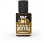AK Interactive Raw Umber Greenish panelių linijų dažai, 30 ml AK12107