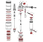 Amortizatoriaus remonto komplektas RockShox Full