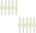 10 plastikinių atsarginių peiliukų rinkinys, 14 cm, plastikiniai atsarginiai peiliukai, žoliapjovės priedai, plastikiniai peiliukai vejapjovėms su keičiamais peiliukais