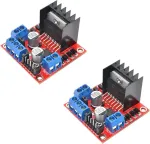 Dubeuyew L298n variklio valdymo plok&scaron;tės modulis dvigubas H tiltas Dc žingsninis skirtas Arduino Smart Car Robot Mega R3 2560 Esp32 Esp826 (2 vnt.)