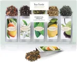 Tea Fort&eacute; Vital žaliosios arbatos degustacinis rinkinys žaliosios arbatos užpilui, įvairios rū&scaron;ys, telpa 15 puodelių arbatos