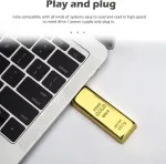 32 Gb Usb atmintinė "aukso strypas"