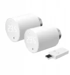 Shelly termostatinė galvutė Trv rinkinys 2 vnt. su Wifi Bluetooth centru