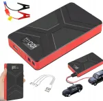 Automobilinis paleidėjas 30000mah powerbank+baterijos gnybtas+ 3in1 usb kabelis
