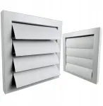 Hg Hava Ventiliacinė žaliuzė, i&scaron;ėjimo grotelės 45x45 450x450