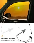 Frankberg elektrinis lango pakėlėjas su varikliu 2 kontaktų priekinis de&scaron;inys, suderinamas su cherokee xj visais varikliais suv 1997-2001 55154959