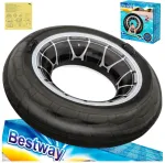 Bestway Didelis pripučiamas ratas plaukiojimui 119 cm, padangos dizainas