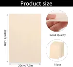 Dajave medienos plok&scaron;tės, 15 vnt. faneros rinkinys, balzos medienos plok&scaron;tės, 300 x 200 x 1,5 mm, faneros plok&scaron;tė, medinės plok&scaron;tės rankdarbiams, nebaigta liepos medienos fanera, lazeriniams projektams, &bdquo;pasidaryk pats&ldquo; modeliui