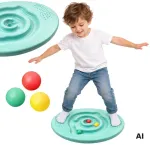 WOOPIE Round Balance Board Disc Maze
