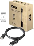 Club3d displayport&trade; 1.4 į hdmi&trade; 2.0b hdr kabelis male/male 2m/6.56 ft. - kabelio sąsajos/lyties adapteriai (displayport 1.4, hdmi 2.0, male/male, 2 m, juodas)