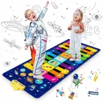 Muzikinis &scaron;okių kilimėlis žaislas vaikams žaidimas dovana
