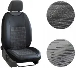 Automobilio sėdynės apsauginis kilimėlis Pok-Ter, juodas