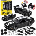 Jokomisiada Licencijuotas metalinis automobilis Dodge Challenger SRT Hellcat TUNING ZA6459