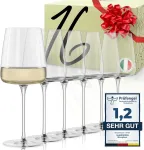 16hundred&reg; modernios taurės baltajam vynui, 6 vnt. | baltajam ir rožiniam vynui, taip pat aperityvams | tvirtas kri&scaron;tolinis stiklas | 450 ml | galima plauti indaplovėje | pagaminta Italijoje