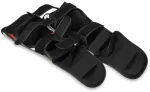 Blauzdų apsaugos DBX BUSHIDO Ninja, M, juodos