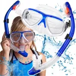 Nardymo ir snorkeliavimo kaukė su vamzdeliu, akiniai, plaukimo akiniai, rinkinys