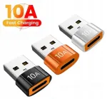 Adapteris konverteris otg usb 2.0 į usb type-c 10a fast charging