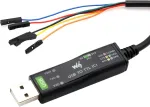 Aywhp 1.8m / 5.9ft usb į ttl serial kabelis ft232rl usb ttl adapteris su 4 kontaktų jungtimi + sh1.0 3 kontaktų jungtis, skirta win7/8/10/11/mac/linux/r-pi 5