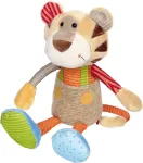 Sigikid 42852 mink&scaron;tas žaislas tigras patchwork sweety, mink&scaron;tas žaislas žaidimams ir glostymuisi, mink&scaron;tų medžiagų derinys kūdikiams ir vaikams, berniukams ir mergaitėms nuo 0 mėnesių iki 8 metų, įvairiaspalvis / tigras, 30 cm