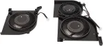 Pusokei Cpu Gpu ventiliatoriaus pakeitimas, skirtas Msi Gs66, 10sd, 10sgs, 10sfs, 10sf, 10se, Ms 16v1, Ms 16v2, Ws66, P66, 4 kontaktų ne&scaron;iojamojo kompiuterio ventiliatorius, Dc 5v/1a (cpu ir Gpu ventiliatorius)