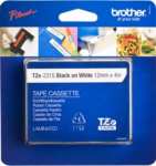 Brother Tapes TZE231S 12mm balta/juoda (TZE231S)