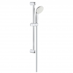 Grohe Tempesta Classic du&scaron;o komplektas 1 srovės 600 mm Silverflex žarna 1750mm. 16.5L/min (balta galvutė)