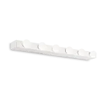 Sieninis &scaron;viestuvas Ideal Lux Wall lamp with 6 lights PRIVE', E14, baltas