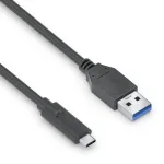 PureLink USB-C į USB-A laidas &ndash; 3.1 Gen 2, 3A, 10G &ndash; iSeries &ndash; juodas &ndash; 1,00 m
