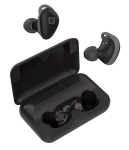 Belaidės TWS ausinės Evelatus 2020 EBE02, Bluetooth 5.0, Qualcomm QCC3020, IP65, Juodos