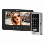 Orno Vaizdo domofono rinkinys, ragelis, spalvotas, LCD 7 colių, domofonas, su &scaron;ifravimu, montuojamas ant pavir&scaron;iaus, juodas, SCUTI