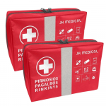 Jk Medical 2023m. Liepos 1d. atnaujintos sudėties Pirmosios pagalbos rinkinys, vaistinėlė 2 vnt.