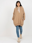 Ex Moda Megztinis-EM-BL-695.25X-tamsiai smėlio spalvos
