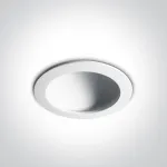 16W LED įleidžiamas &scaron;viestuvas, baltas, 3000K, 10116FD/W/W