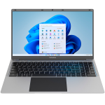 Ne&scaron;iojamas kompiuteris THOMSON Neo N15, 15,6 colio/Intel Celeron 4 branduolių N5100/1366*768 HD TN/8GB RAM DDR4/512Gb M.2/Wifi AC & BT 4.2/0.3MP žiniatinklio kamera/5000 mAh 7.6V/Windows klaviatūra 7.6V UA/Sidabrinis