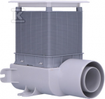 Alsuoklis potinkin.HL905N DN50/70 baltas 120x120