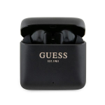GUESS belaidės ausinės bluetooth TWS + docking station GUTWSSU20ALEGK (Printed Logo) juodos spalvos