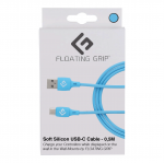 Floating Grip 0,5M silikoninis USB-C laidas (mėlynas)