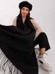 Wool Fashion Italia Juodas moteri&scaron;kas klasikinis &scaron;alikas: Dydis - Universalus