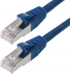 helos Patchkabel Cat 6 S/FTP RJ45 blau 20m AWG27/7 LSZH GHMT