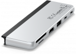 &bdquo;Satechi Dual USB-C Hub&ldquo;, skirtas &bdquo;Surface Pro 9&ldquo;.
