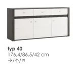 Extom Komoda SEVILLA TYP40
