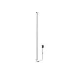 48W LED sieninis &scaron;viestuvas STICK, juodas, 3000K, dimeriuojamas, 01-2795