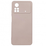 Evelatus Xiaomi Poco X4 Pro 5G Nano Silikoninis dėklas Soft Touch TPU rusvai gelsvas